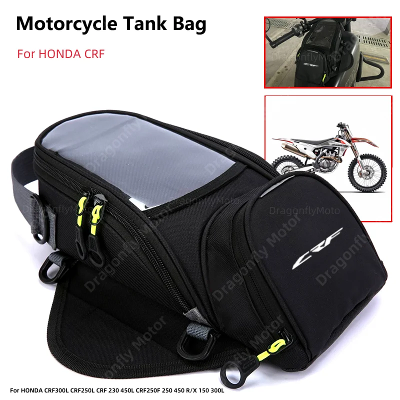 Motorcycle Fuel Bag Mobile Phone Navigation Tank For HONDA CRF300L CRF250L CRF 230 450L CRF250F 250 450 R/X 150 300L