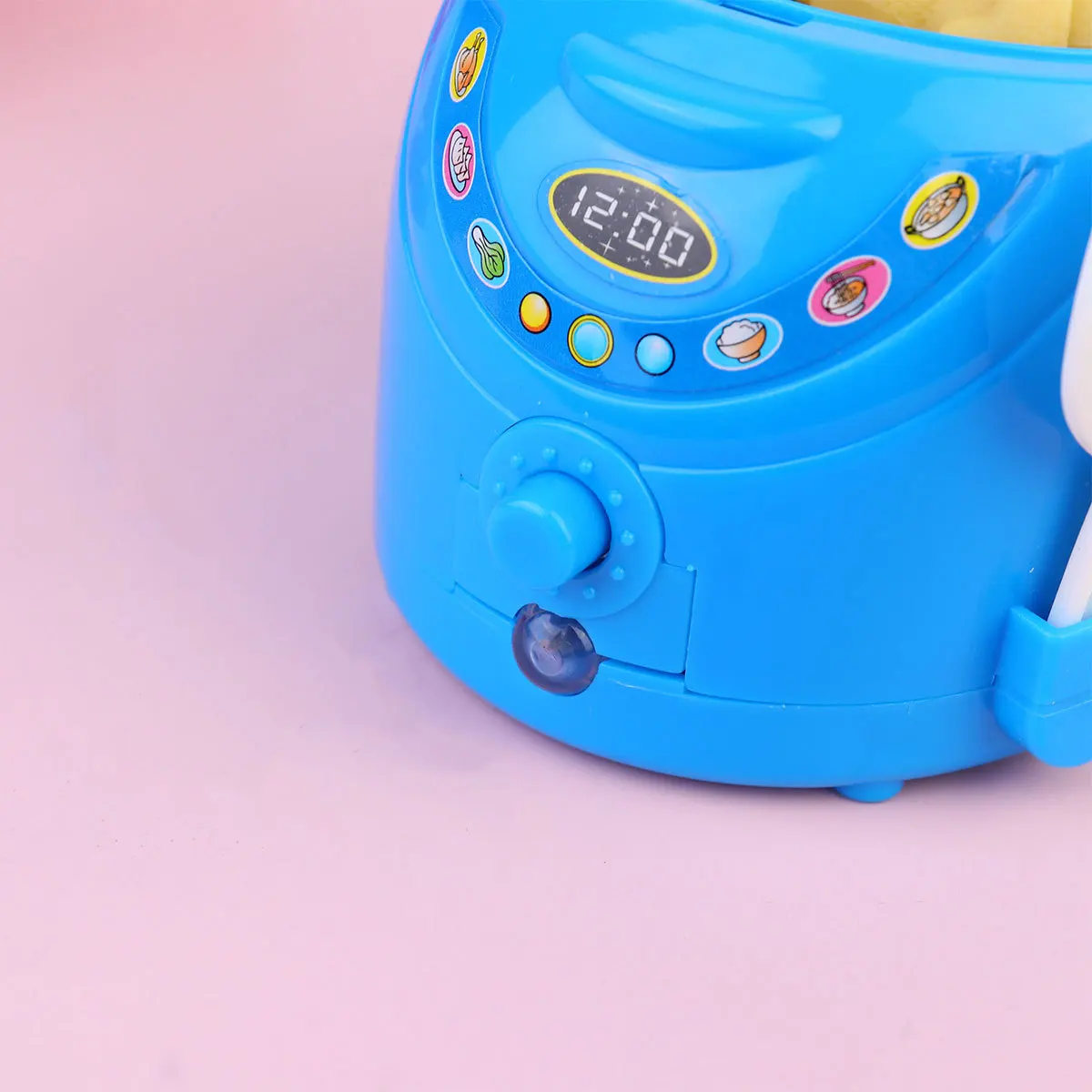 

Mini Rice Cooker For Kids Plastic Simulation Home Appliances Playset Smooth Cute Pretend Play Educational Party Birthday