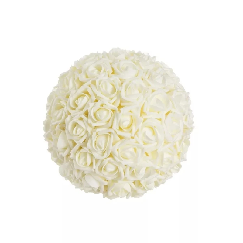 22 cm 107488 decoration foam White Rose Ball accessories