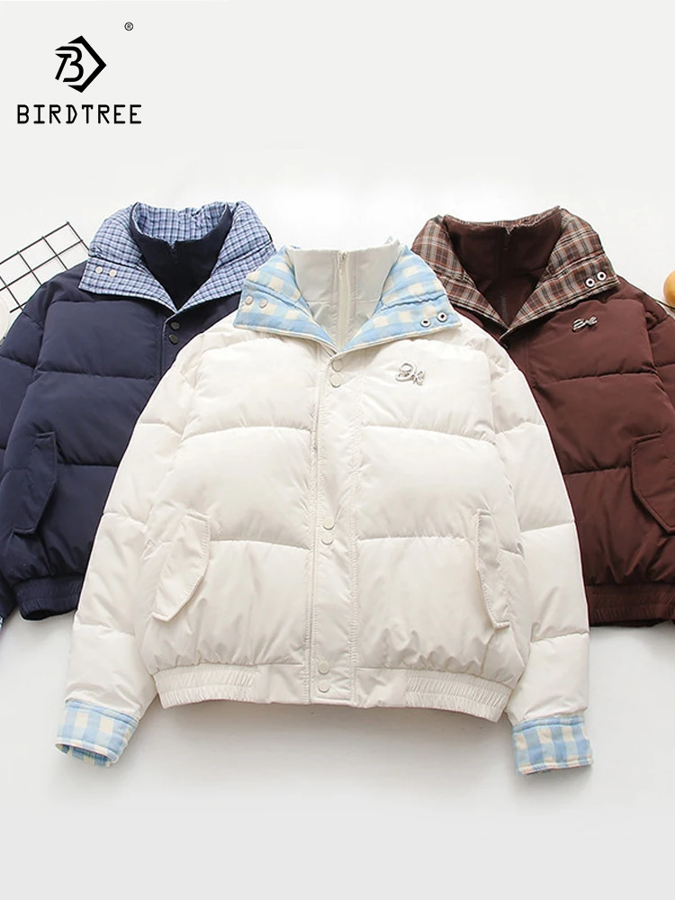 

Новая осенняя стеганая куртка 2025 года, женская стеганая вышивка, Mori Girl Fashion Sweet OL, теплая свободная верхняя одежда для поездок на работу, зима C5N158CC