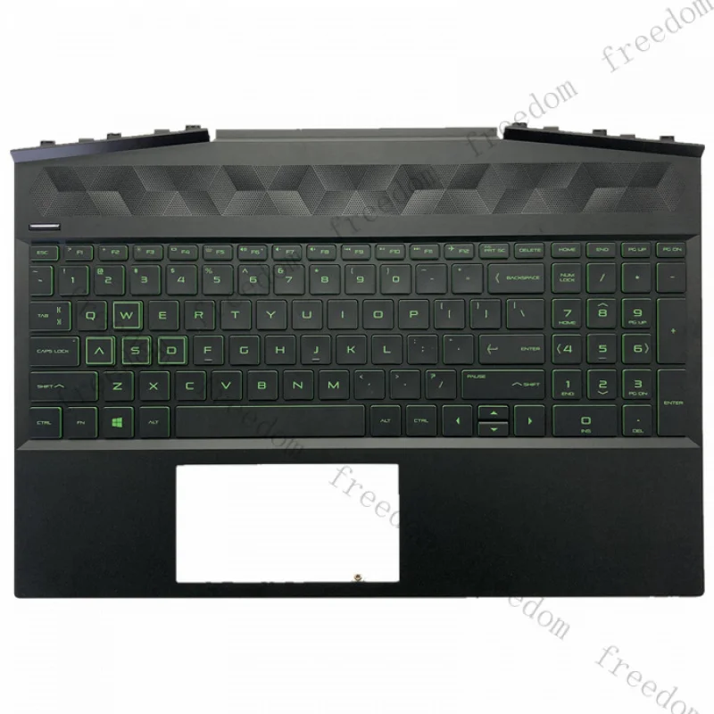 

HJY Brand New Suitable for HP 15-DK 15DK Palmrest with Backlit Keyboard TPN-C141 L57593-001