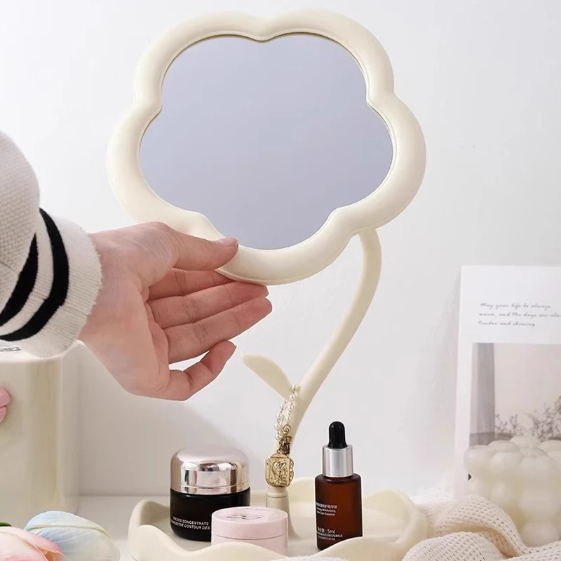 デスクトップひまわり化粧鏡クリエイティブ寮デスクトップ高価値寝室ミラー家の装飾ミラー 2 サイズ