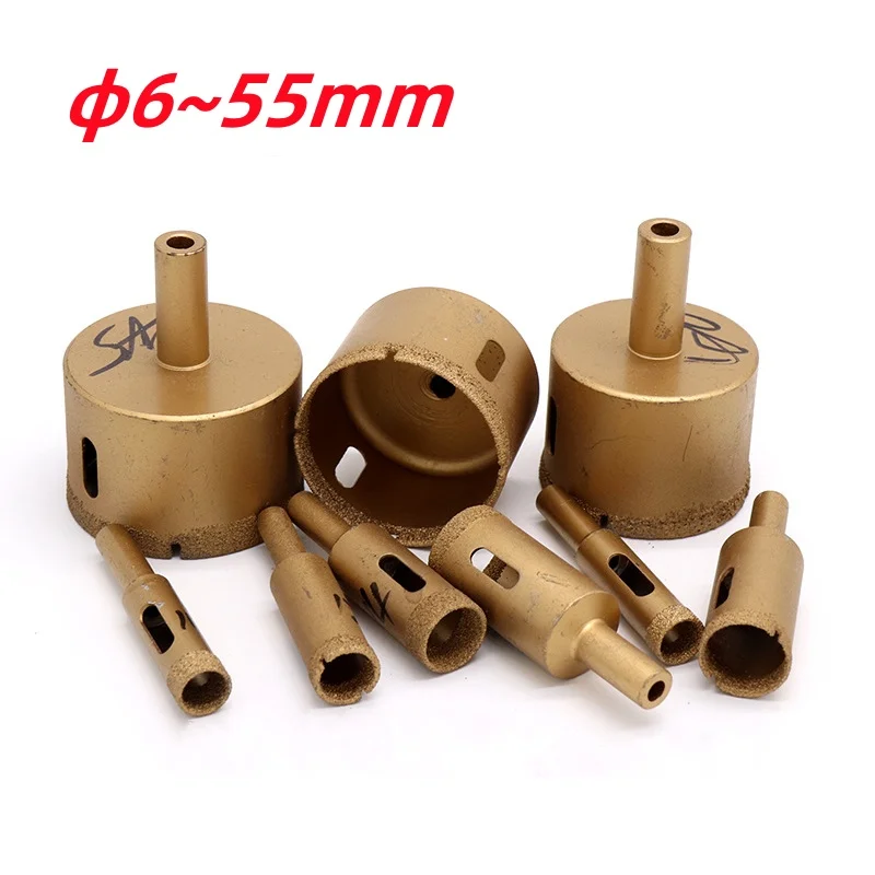 

φ6~55mm Coated Drill Bit Tile Marble Glass Ceramic Hole Saw Drilling Bit For Ceramic Tile Drilling