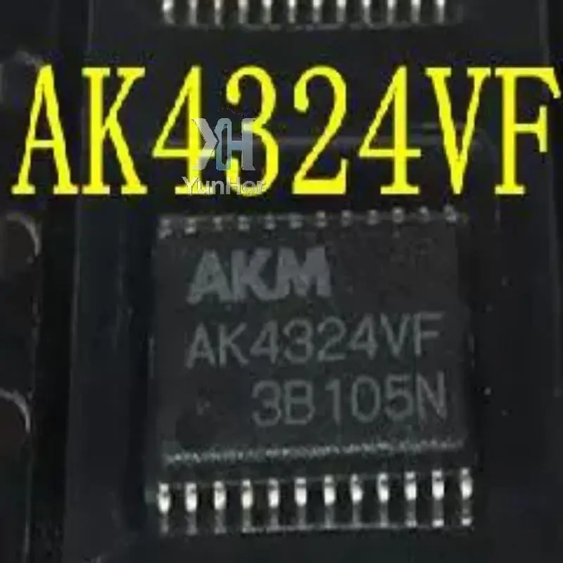 5PCS      AK4324VF    AK4324VF-E2    AK4324   SOP-24 Semiconductor Integrated Circuit Chip