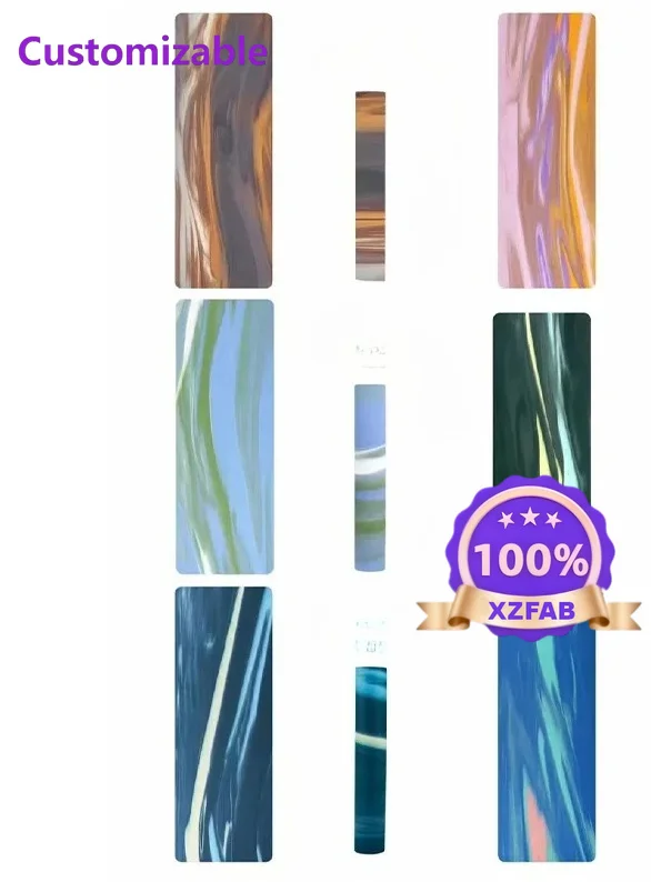 Factory Direct 2026 Symphony Contrasting Colors Popular Yoga Mat Factory Wholesale Natural Rubber Sports Fitness Non-slip