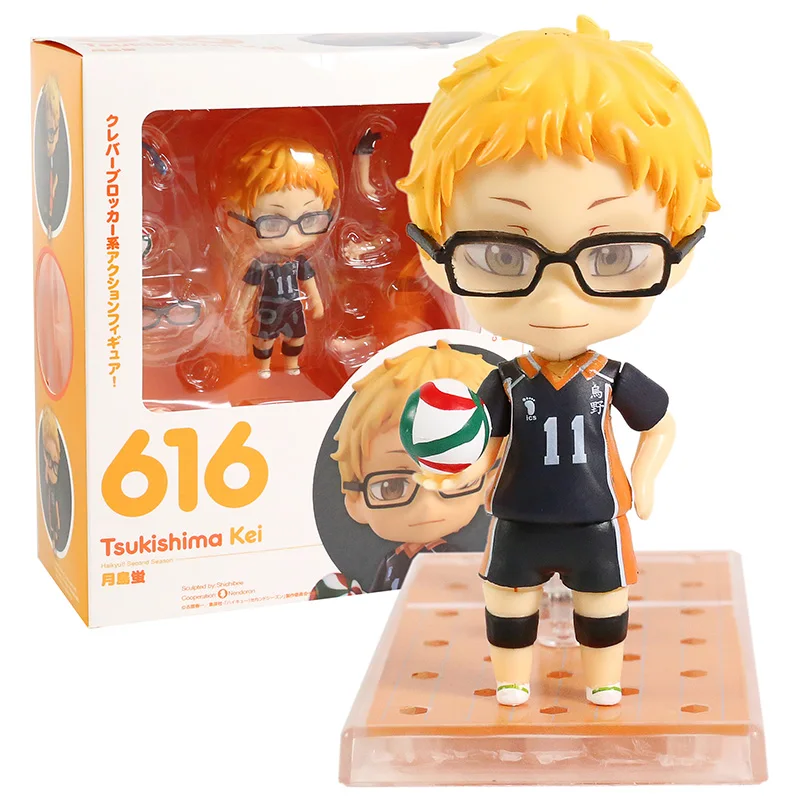 

В наличии Haikyu Tsukishima Kei 616 Hinata Syouyou 461 Kageyama Tobio 489 Фигурка аниме фигурка модель детская кукла Brinquedos