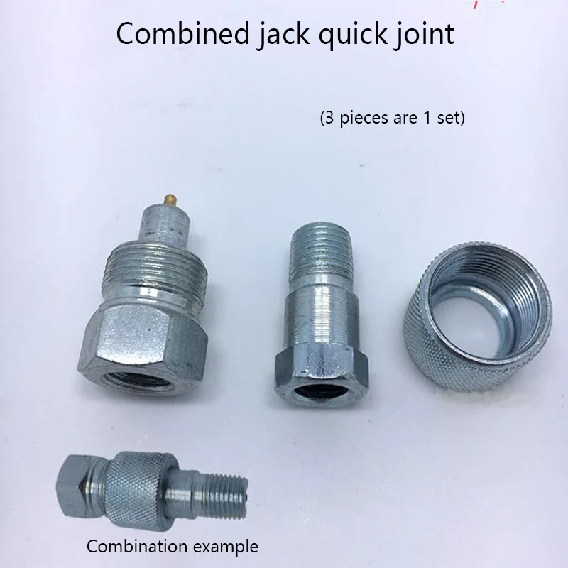 Separated Jack Oil Pipe Connector Sheet Metal Top Butt Joint Quick Combination Screw High Pressure Oil Pipe Connector Accessorie