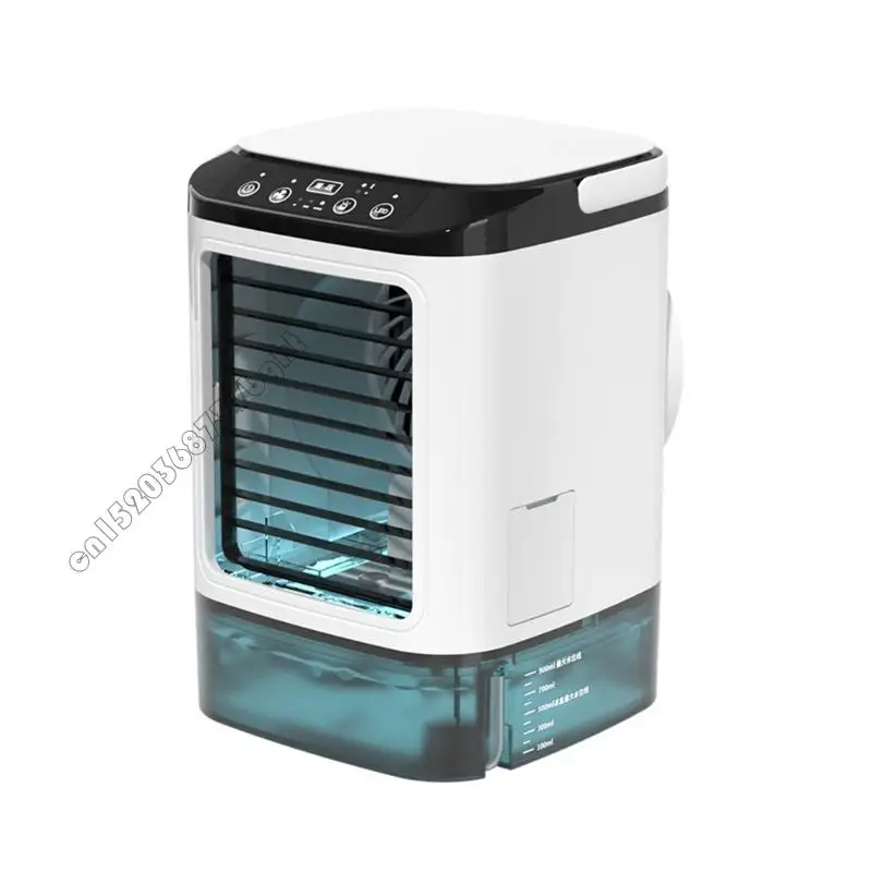 

4XFB 900ml Water Cooling Fan with 7 Color Night Light USB Portable Air Coolers