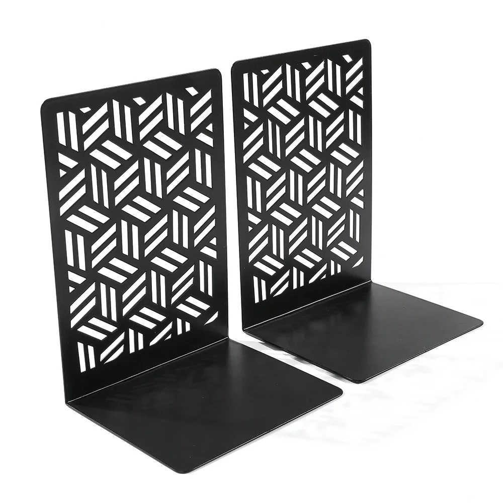 1 paar holle eenvoudige foto boekensteunen ijzer zware metalen boekenhouder bureau tafel versieren hoge kwaliteit voor studenten leraren