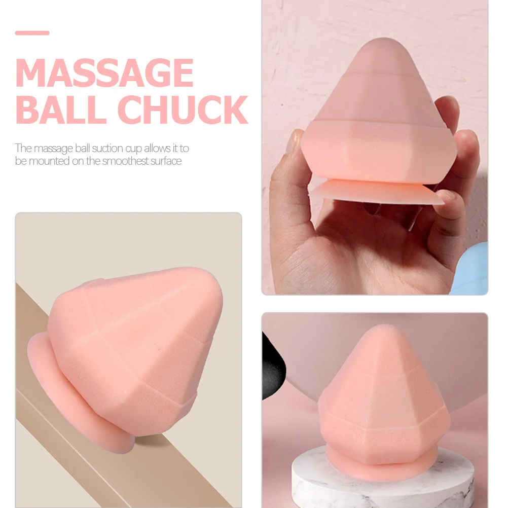 

Back Massage Ball Silicone Suction Cup Muscle Release Tool for Neck Waist Lumbar Pain Relief Deep Tissue Acupoint Relaxation