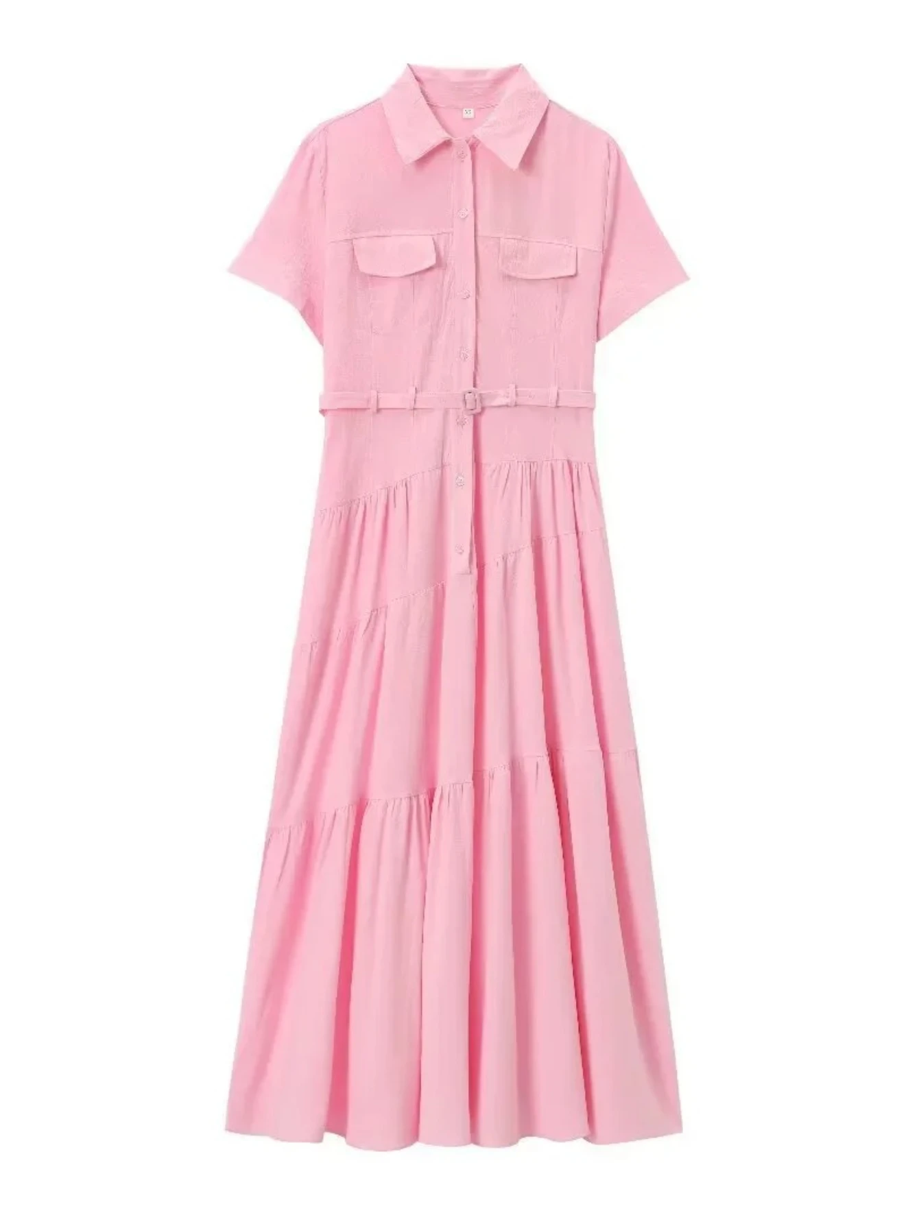 فستان نسائي طويل بأكمام قصيرة وحزام صدر واحد فستان طويل ماكسي للشارع وأعياد الميلاد والسهرات مثير للحفلات فساتين فيستدوس #1