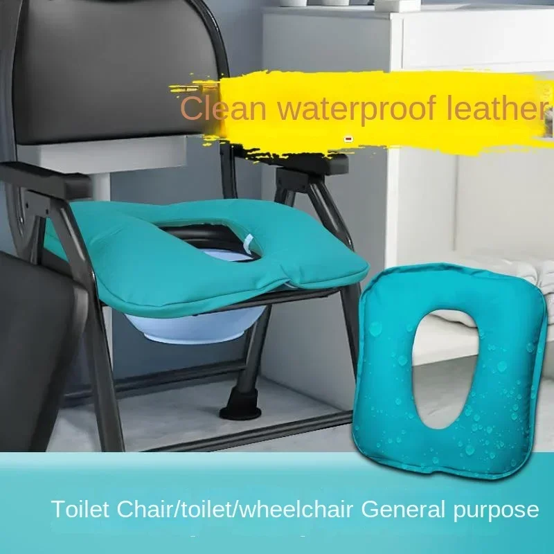 Square bottom bedsore waterproof soft seat cushion for the elderly