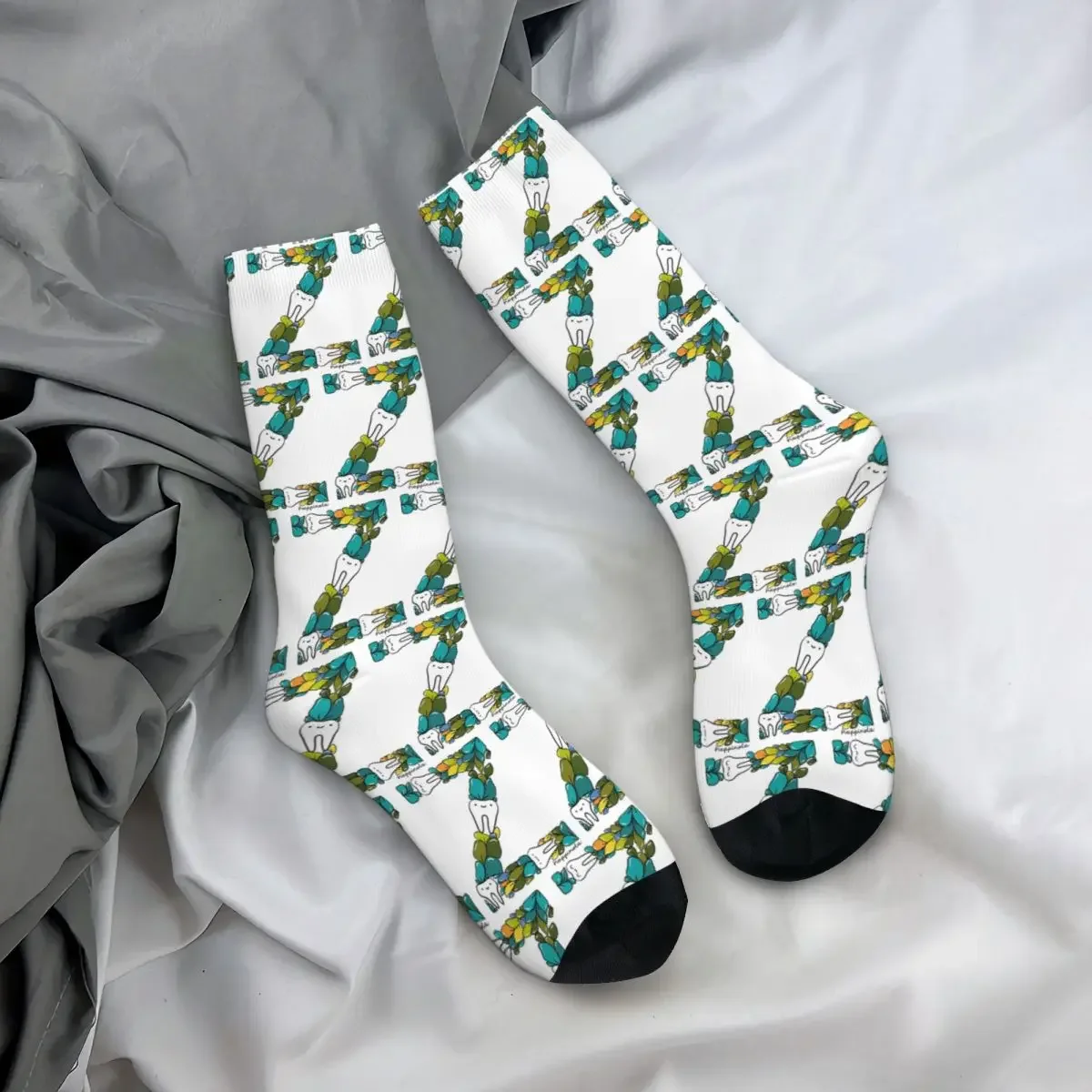 Bas absorbant la sueur Z Harajuku, chaussettes longues toutes saisons, accessoires pour cadeaux unisexes