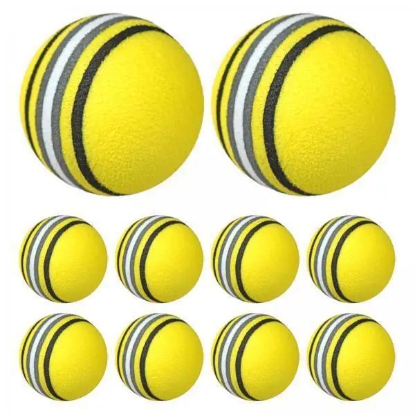 

Lightweight EVA Golf Training Balls Soft Reusable Playground Ball for Beginner Indoor Outdoor Practice