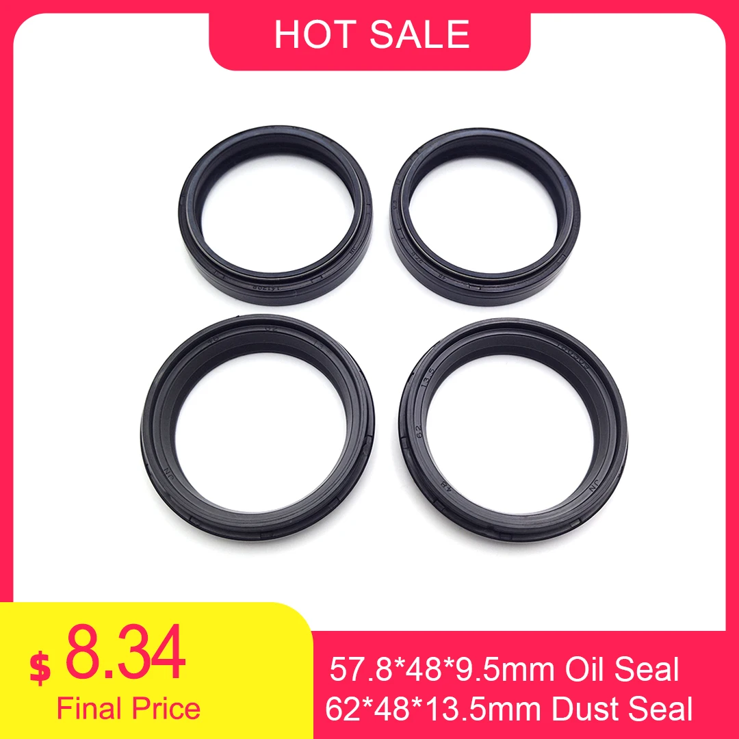 OTOM Motorcycle 48mm Front Fork Damper Oil Seal Dust Sealed O-ring For KTM EXC SXF HUSQVARNA FC TE 125-990 Dirt Bike Accessories