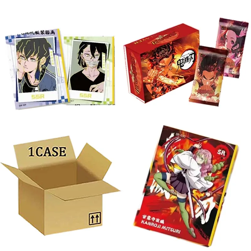 

Wholesales Demon Slayer Collection Cards Latest Hot Sale Booster Box TCG Anime Table Board Game Gift Playing Cards