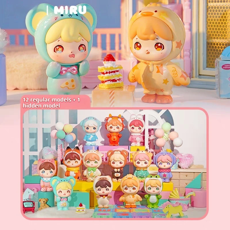 

"In Stock" New Authentic Miru Honey Dew Good Night Party Series Blind Box Cute Doll Figure Desktop Ornaments Toys Birthday Gift