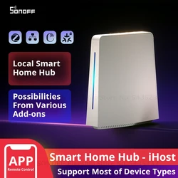 Soonoff-ihostスマートホームハブ,Zigbeeゲートウェイ,マルチモード,wifi,lan,ワイヤレス,ほとんどのデバイスのローカルオートメーション