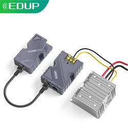 EDUP-Adaptador de Cable de plato Starlink para coche, inyector PoE de 150W, RJ45, convertidor de aumento de CC de 12V a 48V, para exteriores Starlink V2