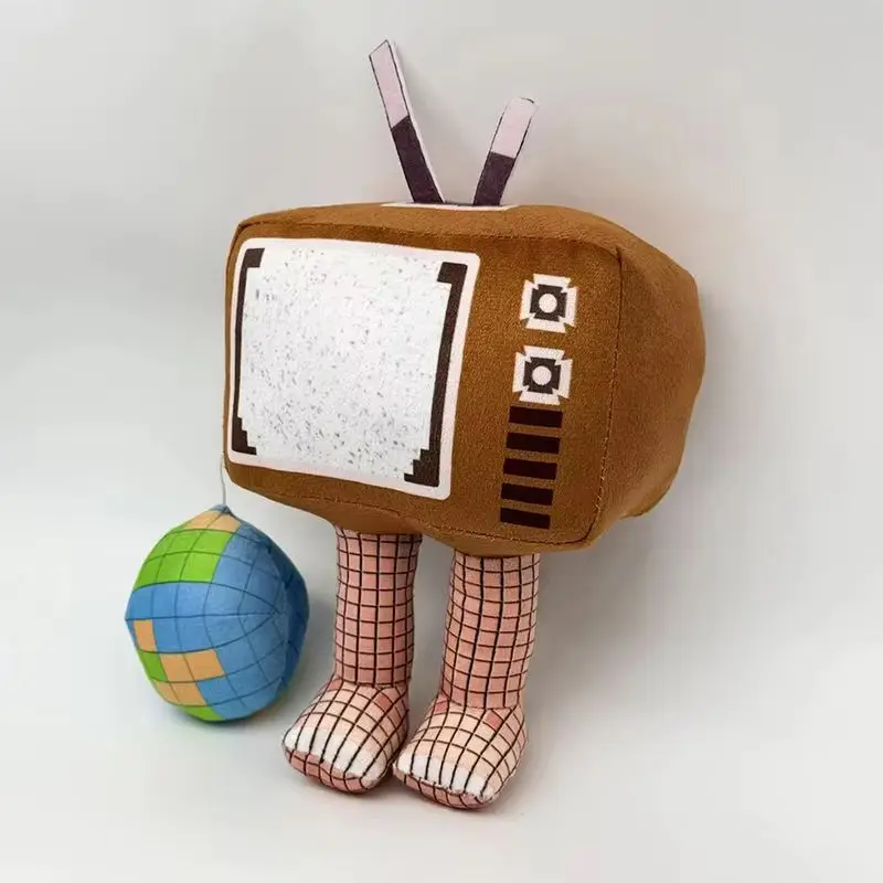 Game Steal A Brainrot Plush Toys Gingerbread 9 Job Man LIST Brainrot Winged Question Block TV Man Anime Doll Children Present