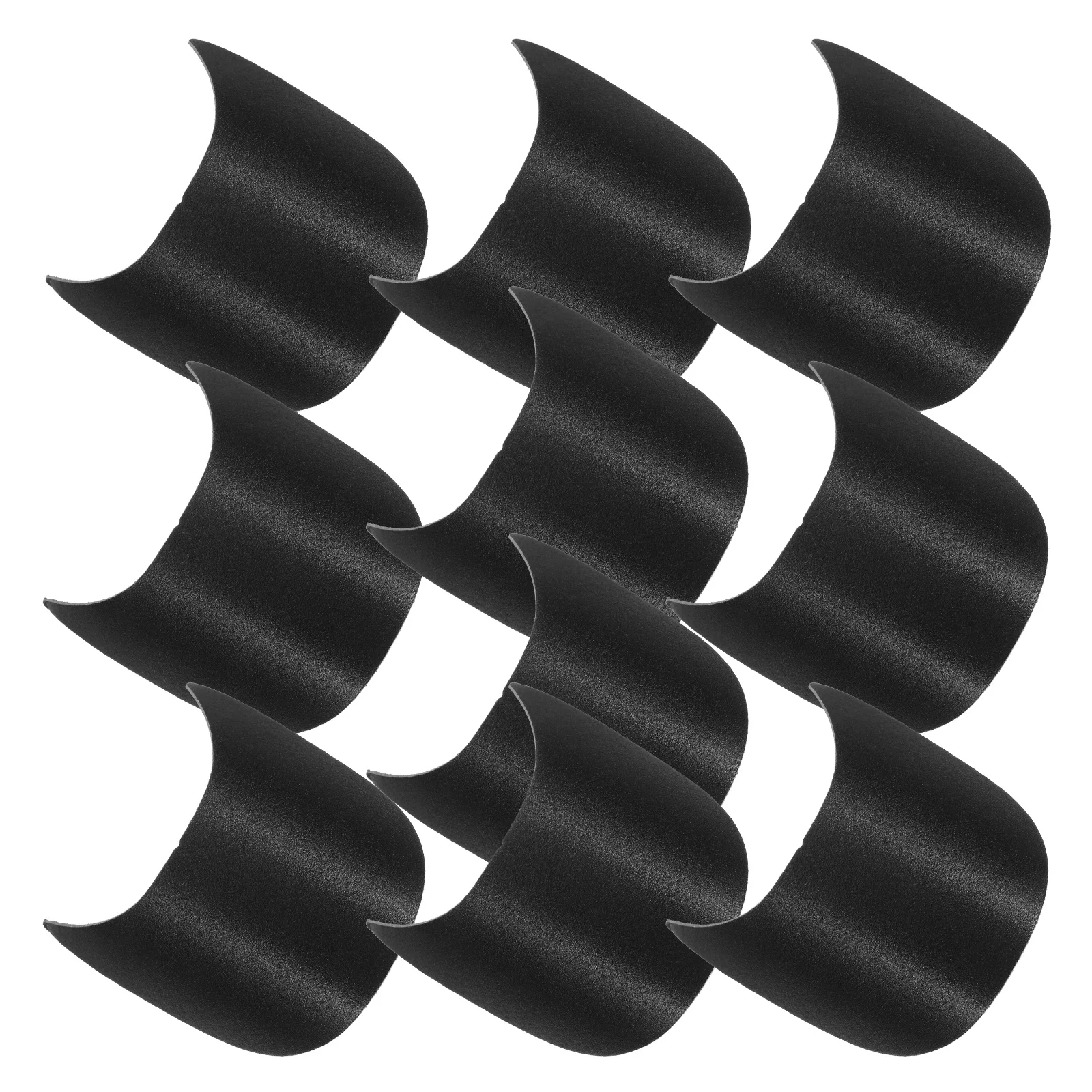 10 Pcs Visor Brim Baseball Cap The Hat Shaper Accessories Insert Black Plastic Miss