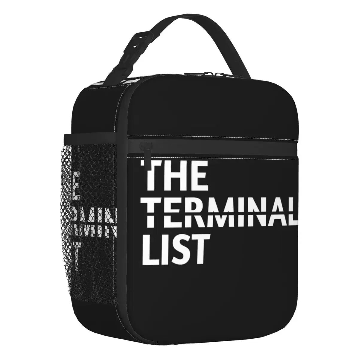 

The Terminal List Logo TV Series Portable Lunch Boxes Leakproof Cooler Thermal Food Insulated Lunch Bag School Children Student