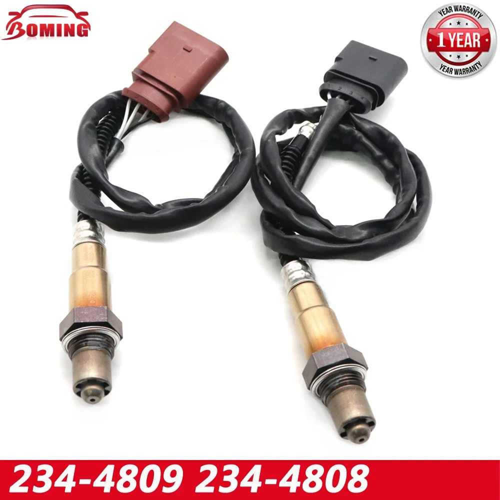 2PCS New Up+Downstream O2 Oxygen Sensor 234-4809 234-4808 For Audi TT 2000-2006 For Volkswagen Jetta 1999-2005 Beetle 1999-2001