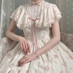 Coalfell Palace Cla Princess Dress Lace Flower Fairy Summer Vintage Frock Lolita Romantic Victorian Quinceanera Dresses Female