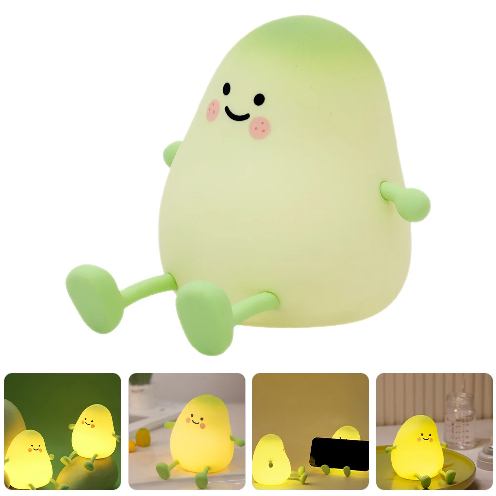 

Silicone Night Light for Kids with Timer Function Cute Bedroom Lamp Small Decorative Night Lamp for Girls Room