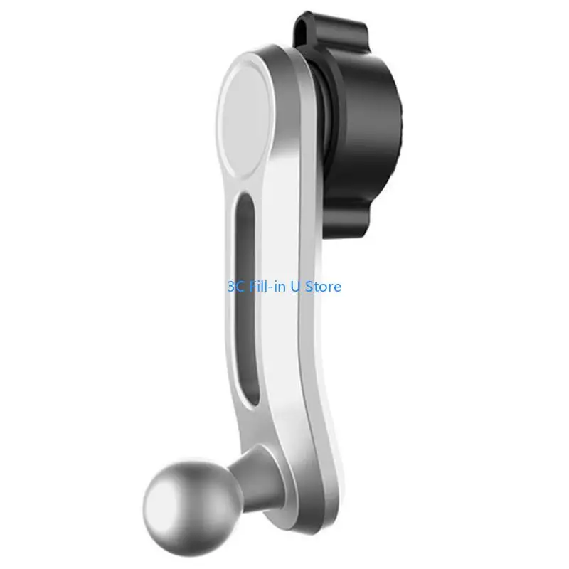G8TA 17mm Round Joint Extension Arm Female to Male Head Extender Rotating Rod for Car Air Outlet Vent Phone Stand