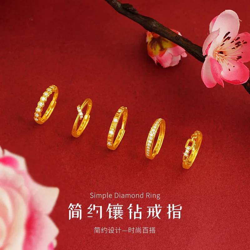 Fashion 2026 New Adjustable Open Finger Ring For Women Unique Niche High End Design Copper Trendy Versatile Daily Wear Jewelry A