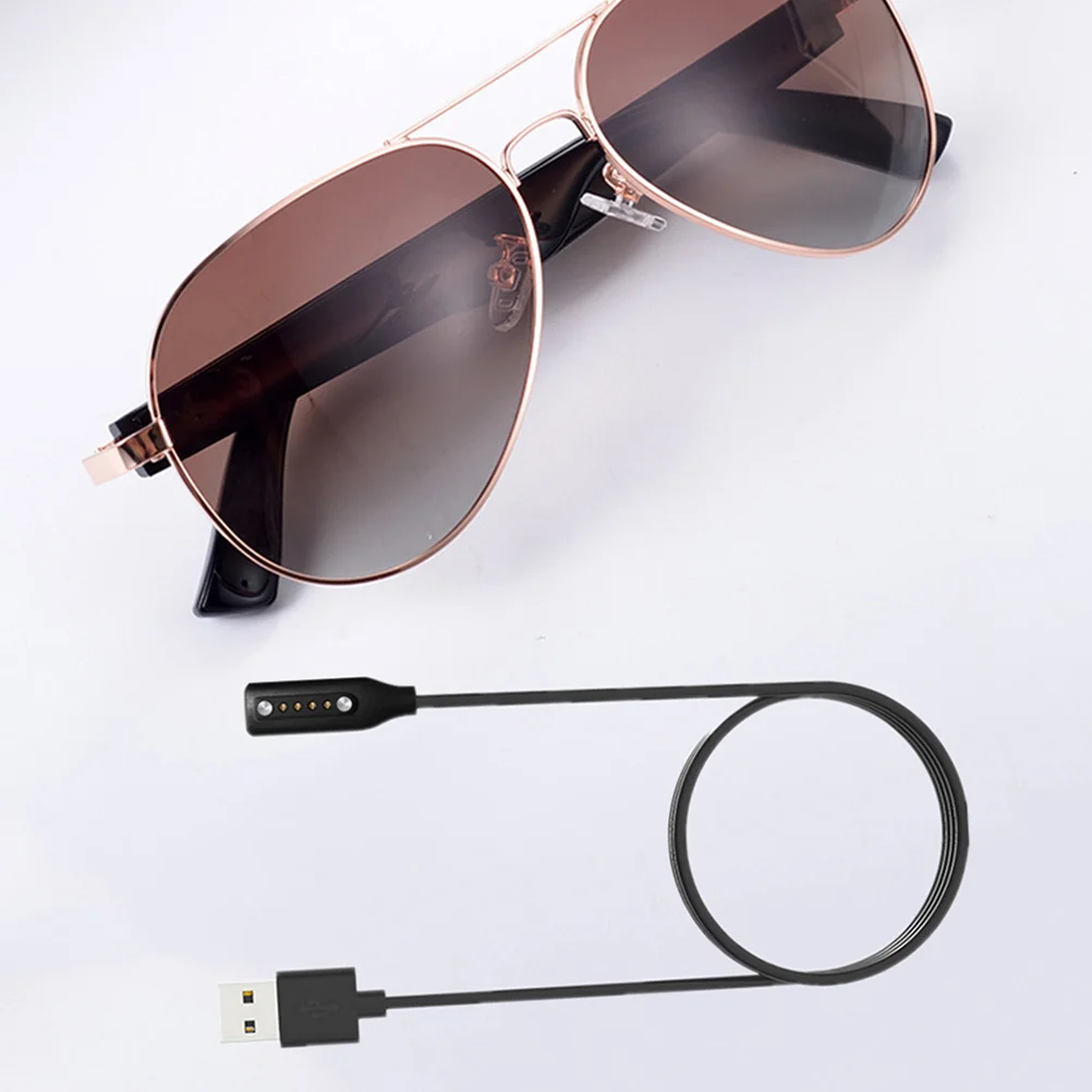 2 Pcs Magnetic Charging Cable Aux Dot Convenient Audio Sunglasses Cables Intelligent