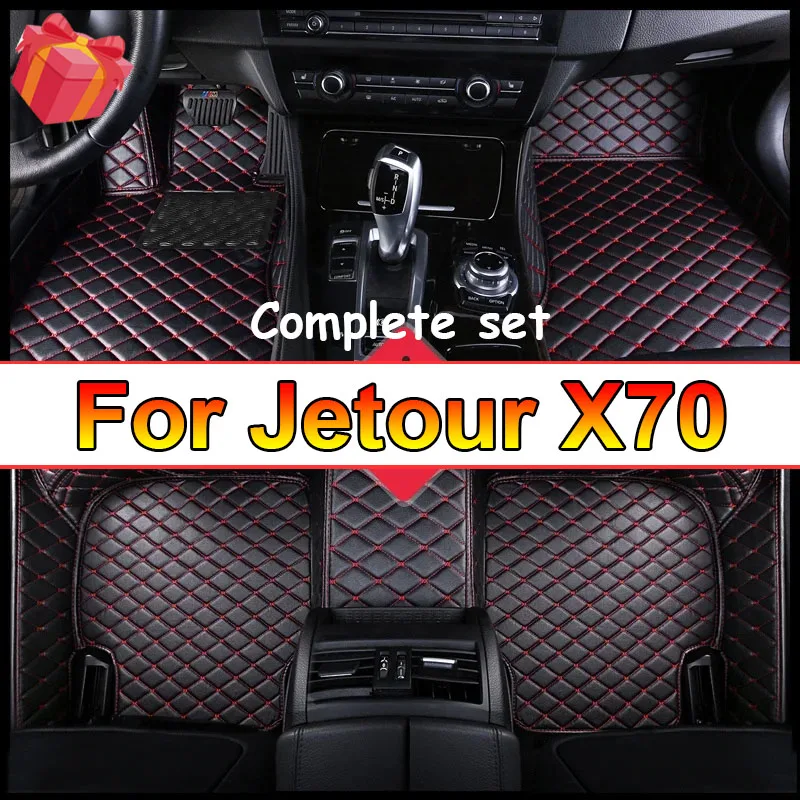 Car Floor Mats For Jetour X70 Seven Seats 2020 2021 2022 Custom Auto Foot Pads Automobile Carpet Cover Interior Accessories