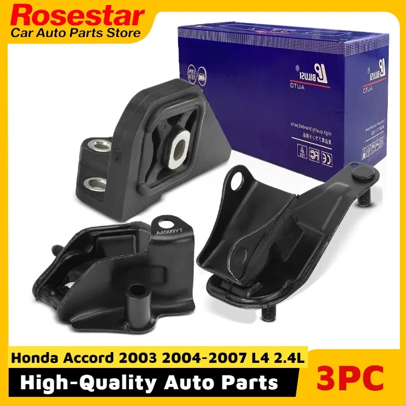 

3x Transmission Mount for Honda Accord 2003 2004-2007 L4 2.4L Automatic Trans.