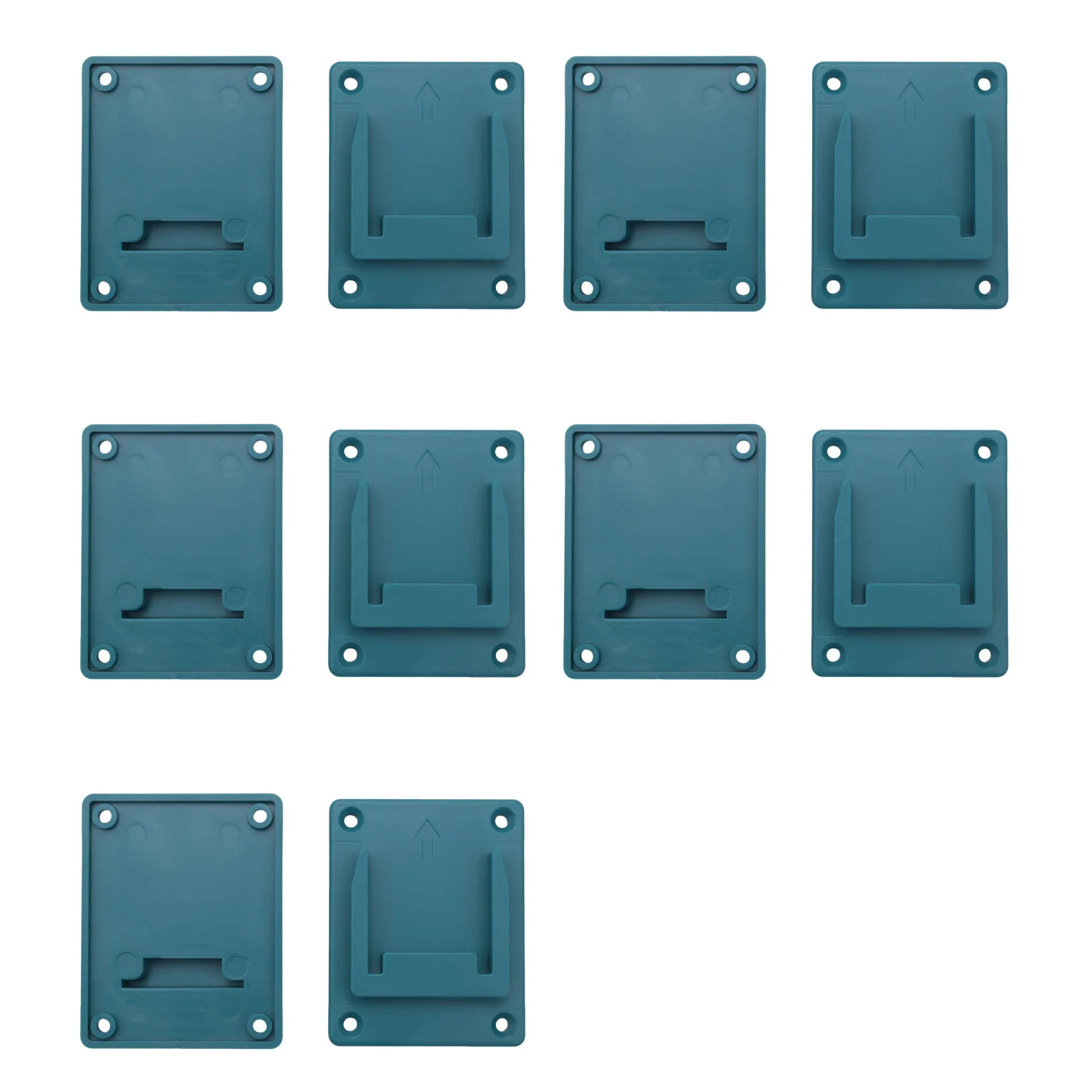 [NEW!A08R】 10Pcs Machine Holder Wall Mount Storage Bracket Fixing Devices For 18V Electric Tool Battery Tools