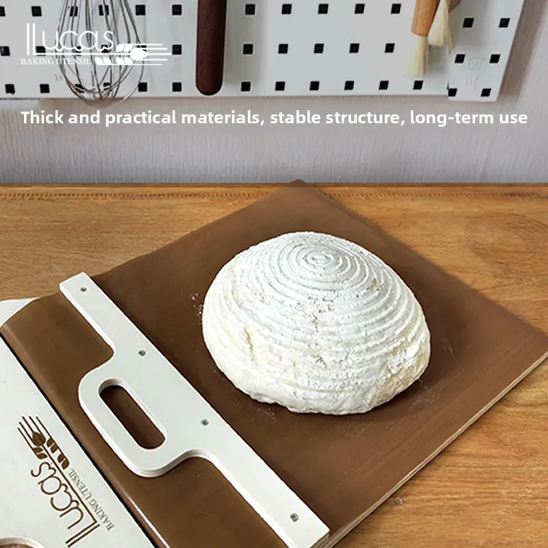 Bread Loading Peel, Sliding Pizza Spatula for Oven, Effortless Cake Transfer Tool, Non-Stick Baking Slide for Home Bakery Use