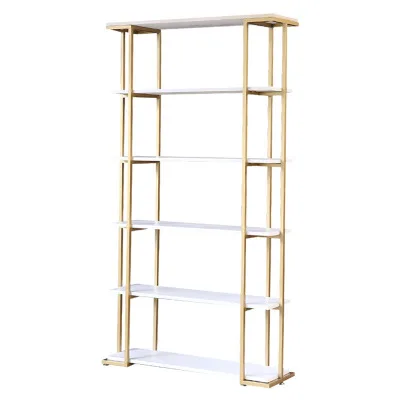 yy-Nordic Living Room Golden Iron Book Shelf Rack Creative Display Display Rack