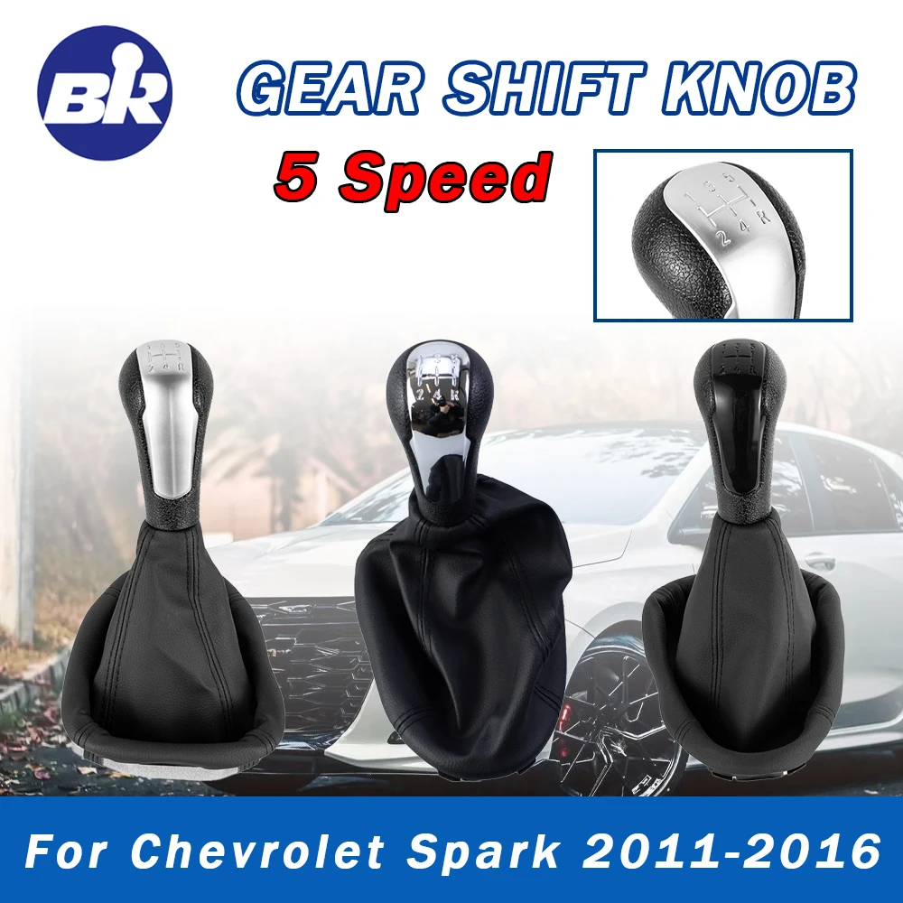 High-Quality 5 Speed Manual Gear Shift Knob For Chevrolet Matiz Spark M300 2011 2012 2013 2014 2015 2016 Car Accessories