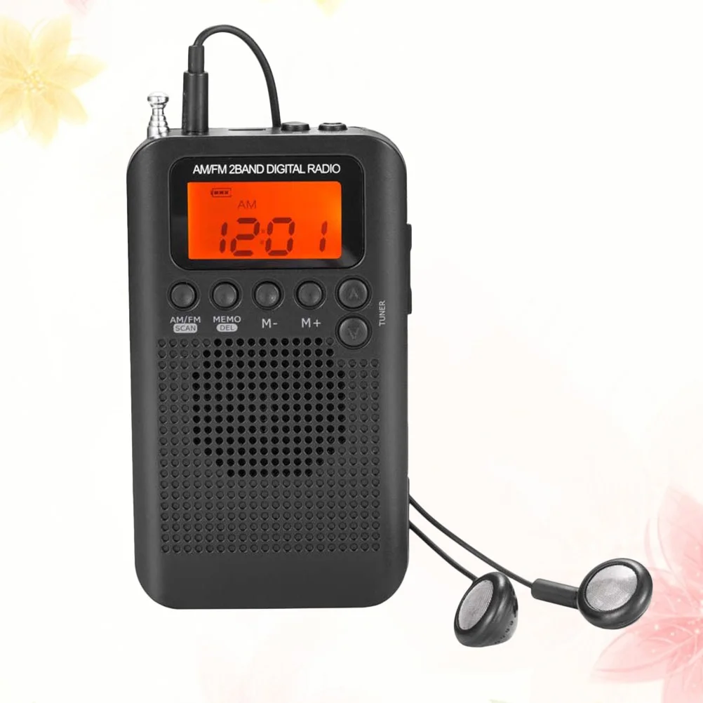 ポータブル ミニ Fm 2 バンド ステレオ、Dsp テクノロジー搭載、LCD ディスプレイ、31 レベルのボリューム コントロール、低電力