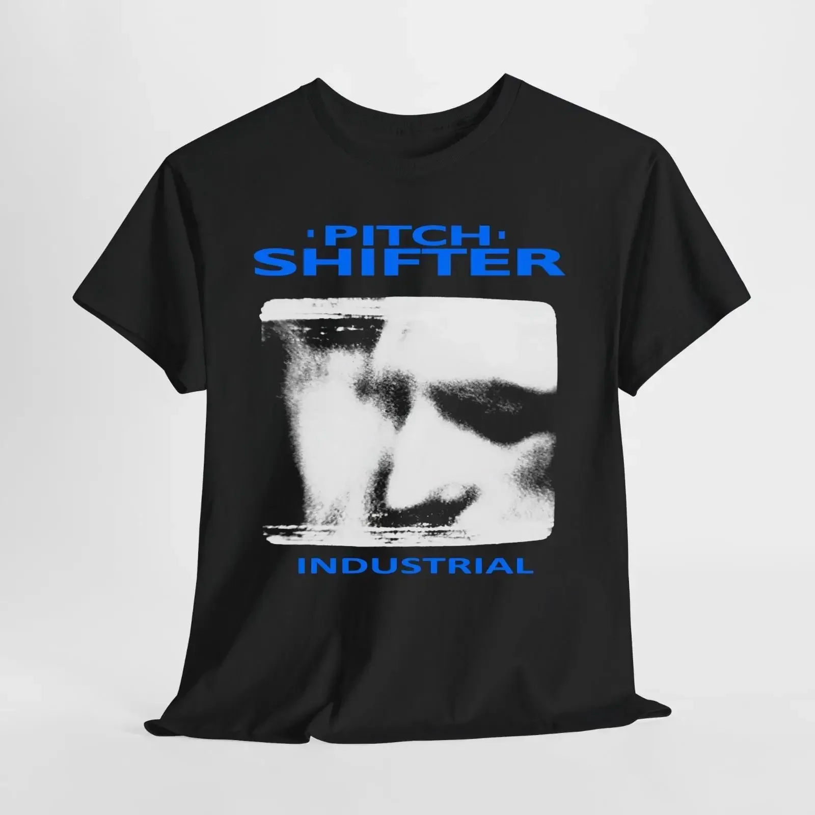 Industrial Rock Pitch Shifter T shirt Skinny Puppy Ministry vintage Washed fashion Top For Everyday Wear Breathable Soft