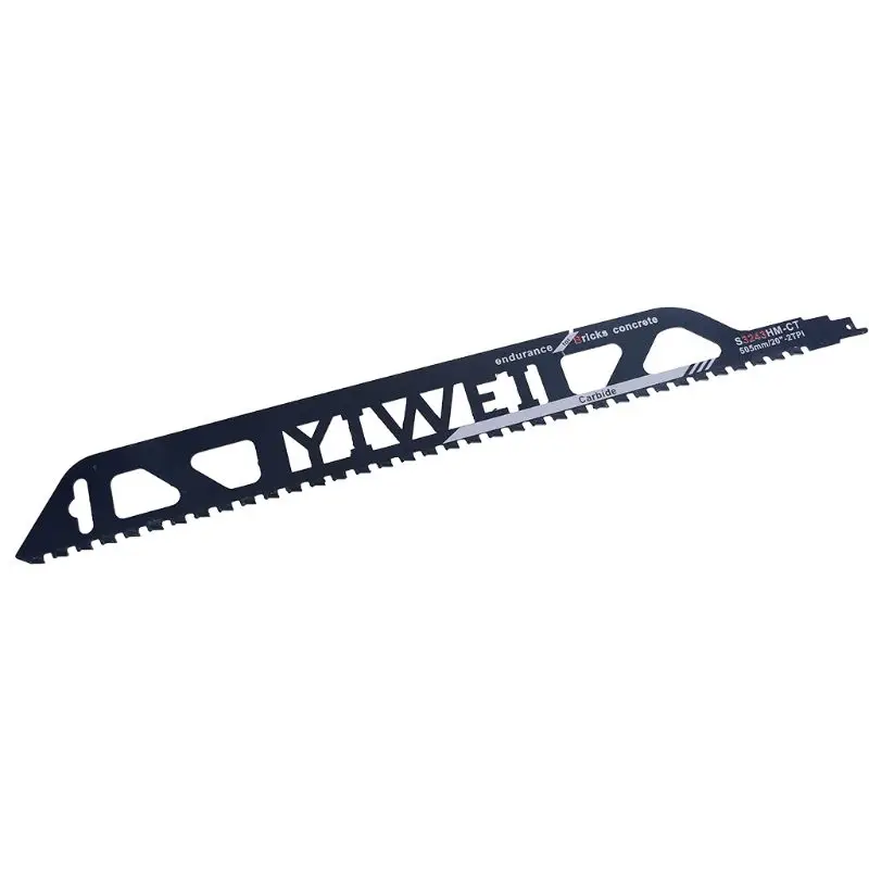 505mm Demolition Masonry Reciprocating Saw Blade for Cutting Bricks Concrete Cemented Carbide Teeth Blades