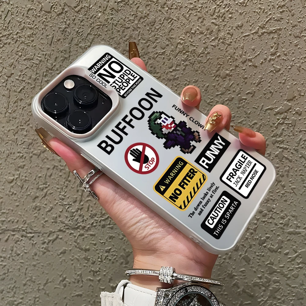 Clown Buffoon Pattern Phone Case for Oppo Realme C67 C65 C63 C55 C53 C51 C35 C33 C30 C25 12 11 10 Pro Plus Narzo 4G 5G Hard Capa image 4