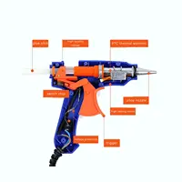 20W Hot Melt Glue Gun DIY Mini Household Industrial Guns Heat Temperature Thermo EU Electric Repair Tool Use 7mm Glue Sticks 6