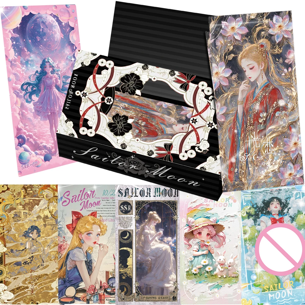 

Magical Girl Sailor Moon Anime Collection Cards Dreamy Exquisite and Gorgeous Visual Feast Popular IP Character Hobby Card Gift