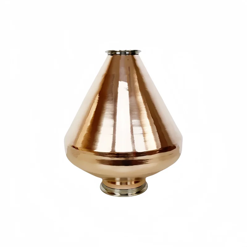 6inch X 4inch Tri clamp copper onion head 30L for the brewing of whiskey or brandy,h-450mm hand crafted