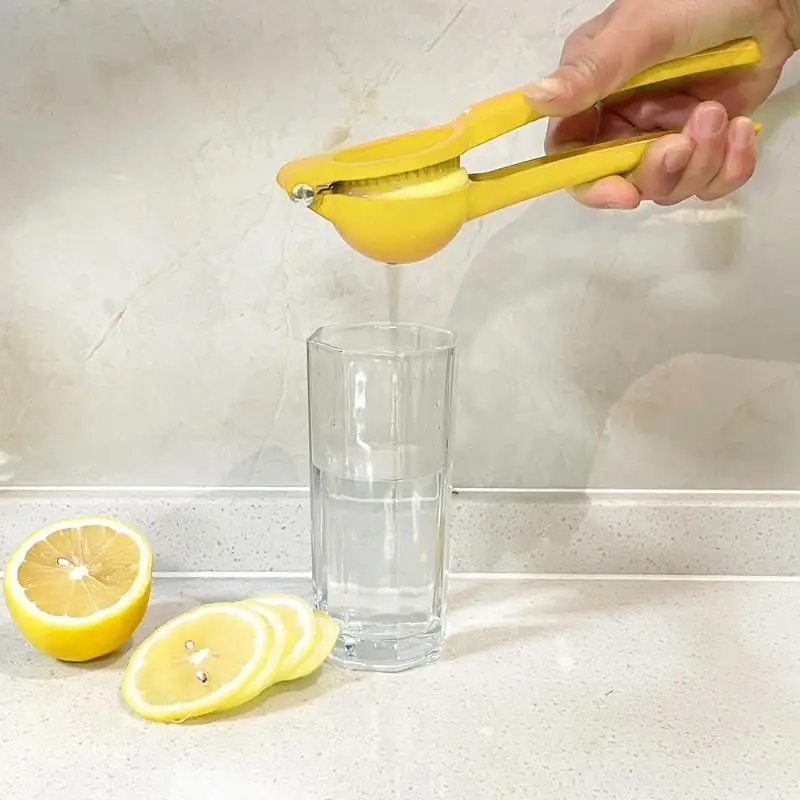 1Piece Home Manual Lemon Squeezer Aluminum Alloy Hand Presse