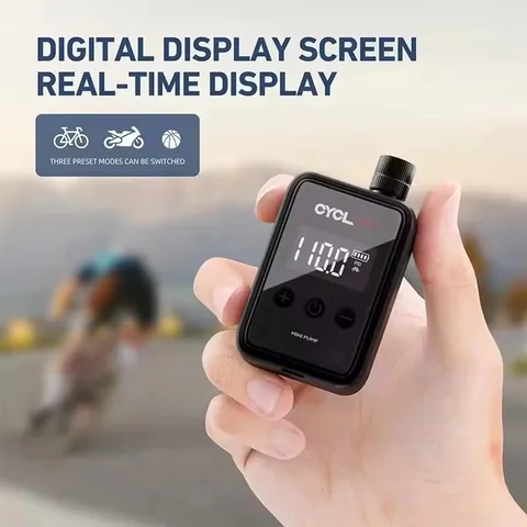CYCLAMI HW125 Портативный электрический насос для велосипеда, 150 PSI — изображение продукта