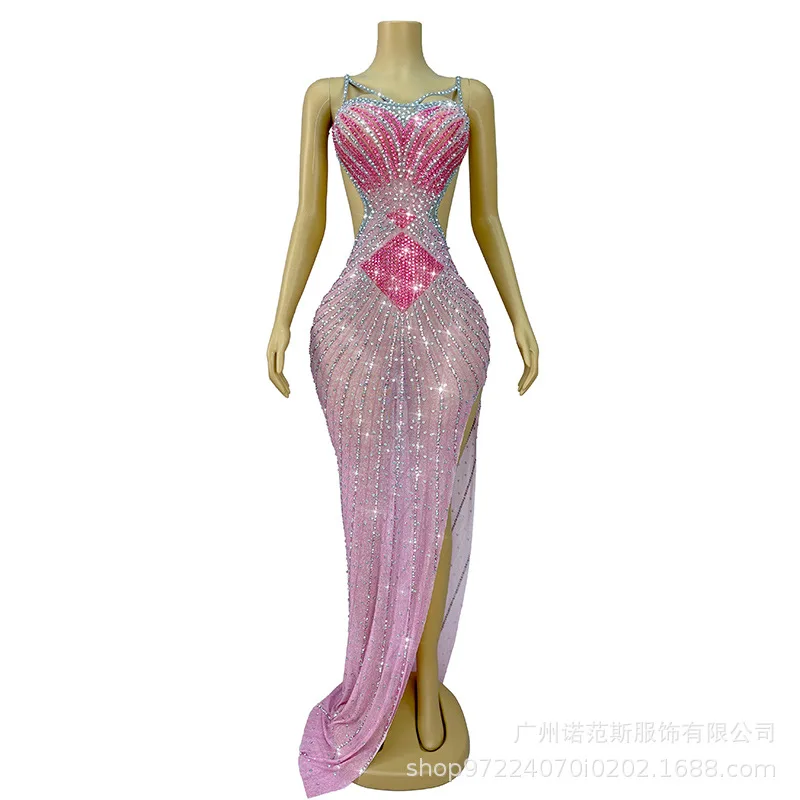 Seksowna sukienka na ramiączkach z siateczki, idealna na wakacje, dla dorosłych, modelka, na wybieg, modna, urodzinowa, lekko luksusowa, eleganckie sukienki na imprezę z rękawami.