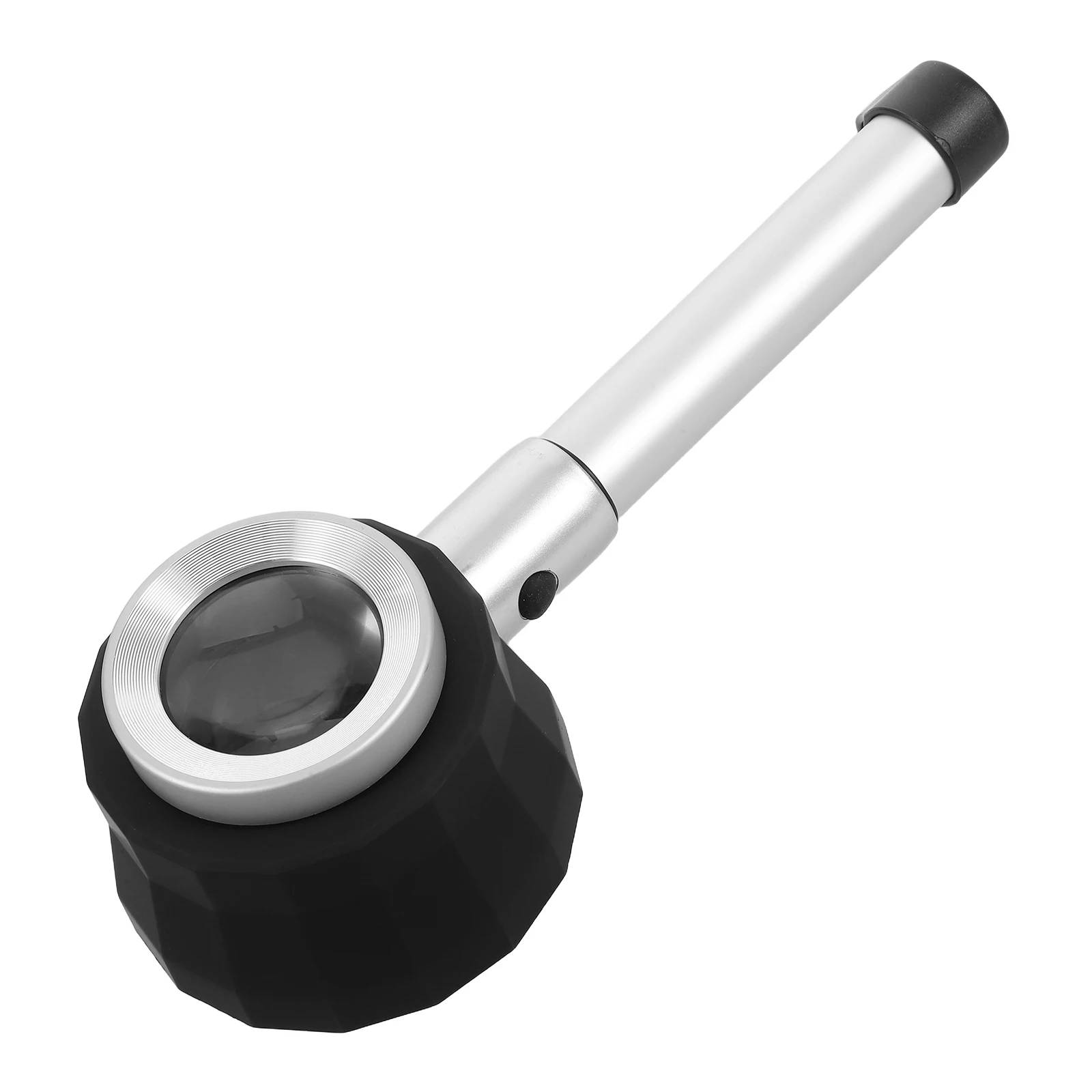 

1Pc 30X Handheld Magnifying Glass With Led Lights And Currency Detection Portable Lightweight Loupe For Elderly And Students Use