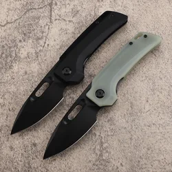 Cuchillo plegable de acero para exteriores, herramienta EDC de bolsillo para acampar al aire libre, alicate, D2, rodamientos de bolas, mango G10